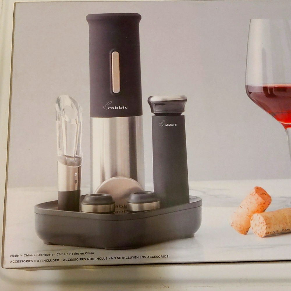 NEW rabbit electric wine set